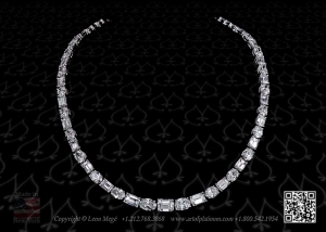 Diamond necklace by Leon Mege