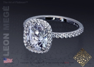 Halo micro pave ring Barcelona by Leon Mege