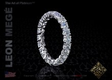 True Antique™ cushion cut Stolen Band™ by Leon Megé