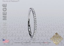 Le Coeur™ 1.5mm Diamond Wedding Band by Leon Megé