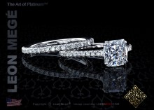 401™ Solitaire with a 1.02 carat cushion cut diamond by Leon Megé